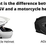 What is the difference between an AGV and a motorcycle helmet?