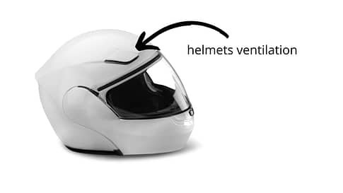 Expensive motorcycle helmets ventilation and-anti fogging