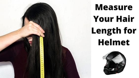 Measure Your Hair Length for helmet